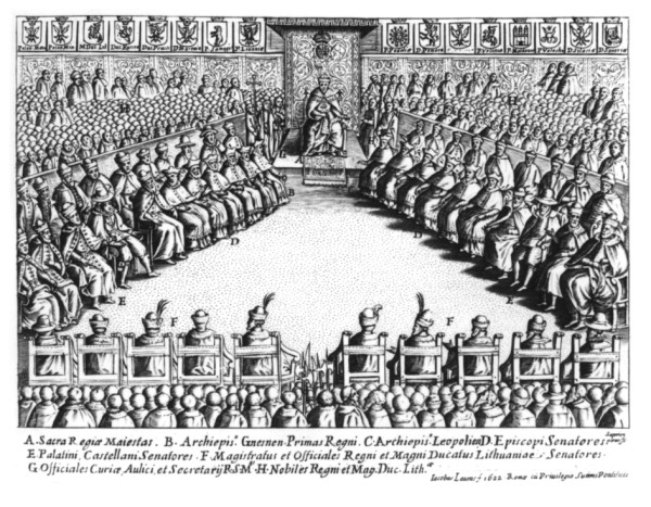 Das polnische Parlament im Anfang des 17. Jahrhunderts